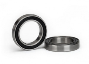 [AX5107A] Ball bearing, black rubber sealed (17x26x5mm) (2) 