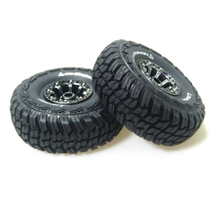 L-T3235VBC CR-GRIFFIN 1/10 Scale 2.2인치 Crawler Tire Super Soft Compound / Black Chorme Spoke Rim / 12mm HEX