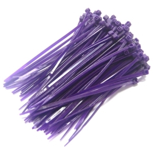 UP-24545PU Color Cable Tie 10cm - 100개 (Purple)