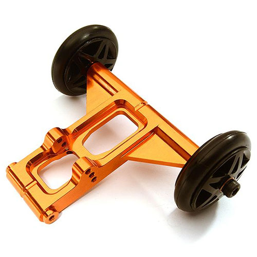 Billet Machined Wheelie Bar Set for Arrma 1/8 Kraton 6S BLX (Orange)